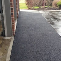 my driveway is sinking or my driveway has a dip
