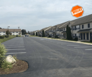 parking lot line striping and Harrisburg Paving