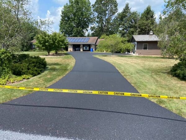 one of the paving bases we did