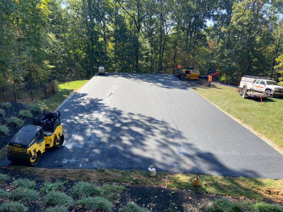 tennis court in mechanicsburg tar and chip paving cost