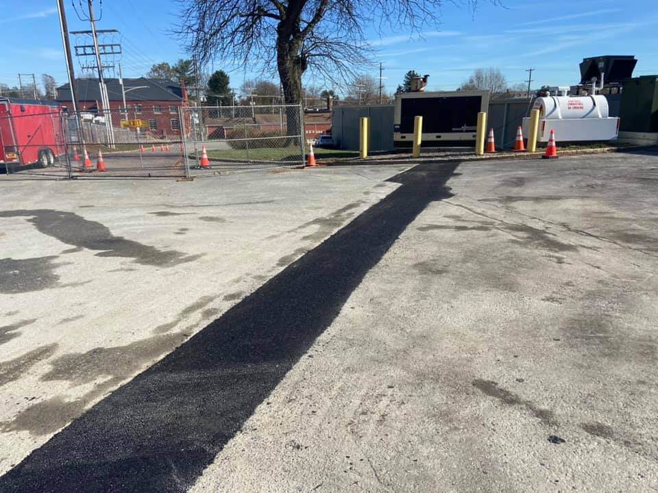 pathway paving in york haven paving concrete mixer
